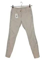 Vorschaubild 1 von Sports Damen Hose Gr. 38 Beige Spitzendetails Baumwolle