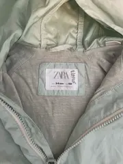 Vorschaubild 2 von Leichte Jacke Mädchen Gr. 104 Grün Kapuze Freizeit