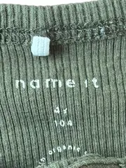 Vorschaubild 4 von Langarmshirt Henley Kinder Gr. 110 Blau Rippstrick Bio-Baumwolle