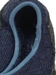 Vorschaubild 4 von Kinder Hausschuhe Gr. 23 Blau Uni Slip-On Textil Komfortabel