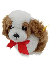 Vorschaubild 1 von Baby Kuscheltier Hund Bernhardiner Plüschtier Braun 14 cm