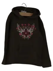 Vorschaubild 1 von BONITO Kapuzenpullover Mädchen Gr. 110 Oliv Casual Florales Muster Hoodie