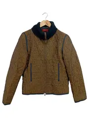 Vorschaubild 1 von TAIFUN Damen Steppjacke Gr. 38/M Braun Elegant Vintage Übergangsjacke