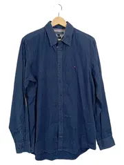 Vorschaubild 1 von Herren Business Hemd Langarm Gr. 50/L Blau Grafisch