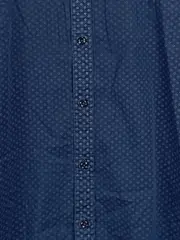 Vorschaubild 4 von Herren Business Hemd Langarm Gr. 50/L Blau Grafisch