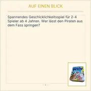 Vorschaubild 4 von Pop-Up Pirate! Geschicklichkeitsspiel Kinderspiel Brettspiel