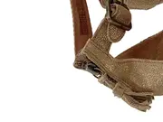 Vorschaubild 4 von Sandaletten Damen Gr. 39 Gold Modisch Keilabsatz Riemchensandalen