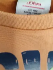 Vorschaubild 5 von T-Shirt Jungen Kinder Orange Gr. 116/122 Tauchen Haie Casual