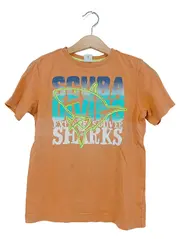 Vorschaubild 1 von T-Shirt Jungen Kinder Orange Gr. 116/122 Tauchen Haie Casual