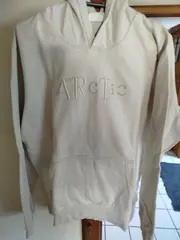 Vorschaubild 1 von Kapuzenpullover Herren Beige Gr. M Casual Baumwolle