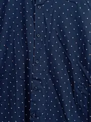 Vorschaubild 2 von Herren Business Hemd Langarm Blau XL Grafisch