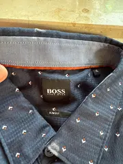 Vorschaubild 4 von Herren Business Hemd Langarm Blau XL Grafisch