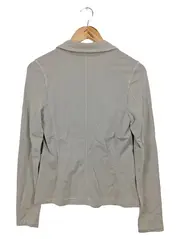 Vorschaubild 2 von Damen Blazer Gr. 36/S Beige Casual Baumwolle Viskose