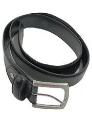 Vorschaubild 1 von Ledergürtel Herren Schwarz Klassisch 98cm Breite 3cm Echtleder