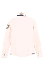 Vorschaubild 2 von Damen Bluse 34/XS Rosa Casual Langarm Baumwolle