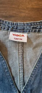 Vorschaubild 5 von Mädchen Jeansweste Weste Gr. 128/134 Blau Denim Knöpfe