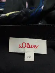 Vorschaubild 3 von Damen Blusenkleid Gr. 36/S Mehrfarbig Abstrakt Modisch Tunikakleid