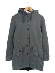 Vorschaubild 1 von Damen Winterjacke Gr. 36/S Grau Kapuze Klassisch