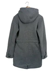 Vorschaubild 2 von Damen Winterjacke Gr. 36/S Grau Kapuze Klassisch