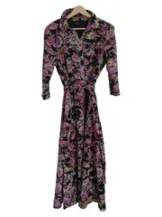 Vorschaubild 1 von Hemdblusenkleid Paisley Mehrfarbig Elegant Gr. 36 S