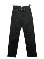 Vorschaubild 1 von Herren Jeans Straight Leg Hose Schwarz Größe 30