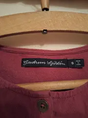 Vorschaubild 5 von Damen Tunikakleid Gr. S Rot Baumwolle Casual