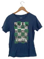 Vorschaubild 1 von EDC Herren T-Shirt Blau S Casual Keep Pushing Limits Print