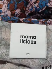 Vorschaubild 3 von MAMA LICIOUS Damen Freizeitkleid Gr. 38/M Viskose Blumenmuster Mehrfarbig