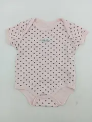 Vorschaubild 2 von Baby Body Kinder Gr. 68 Rosa Punkte Kurzarm