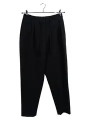 Vorschaubild 1 von Damen Stoffhose Schwarz Gr. 36 Bundfalte Kordelzug