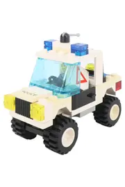 Vorschaubild 1 von Bauset Komplett 6533 Polizei Geländewagen mit Minifigur Weiß