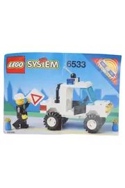 Vorschaubild 2 von Bauset Komplett 6533 Polizei Geländewagen mit Minifigur Weiß