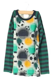 Vorschaubild 1 von Kinder Langarmshirt Gr. 128 Mehrfarbig Fußball Casual Sportlich