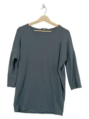 Vorschaubild 1 von Damen Pullover Einheitsgröße Grau Casual 3/4-Arm