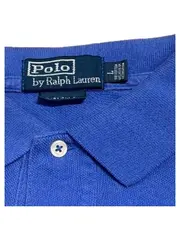 Vorschaubild 3 von Poloshirt Herren Klassisch Blau L Baumwolle Kurzarm