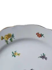 Vorschaubild 3 von Platzteller Porzellan Blumenmuster Klassisch Mehrfarbig 19 cm