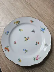 Vorschaubild 5 von Platzteller Porzellan Blumenmuster Klassisch Mehrfarbig 19 cm