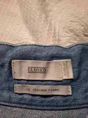 Vorschaubild 3 von Damen Jeansbluse Chambray Gr. 42/XL Blau Italian Fabric