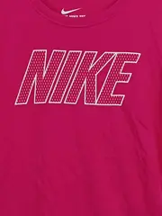 Vorschaubild 3 von Damen Sport Shirt Pink Gr. 38/M Kurzarm Logo-Print Baumwolle