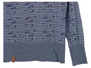 Vorschaubild 5 von Damen Kapuzenpullover Gr. 36/S Blau Gestreift Casual