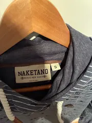 Vorschaubild 9 von Damen Kapuzenpullover Gr. 36/S Blau Gestreift Casual