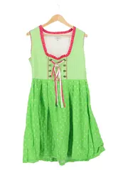 Vorschaubild 1 von Dirndl Trachtenkleid Damen 40/L Grün Mehrfarbig Vintage