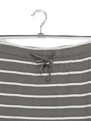 Vorschaubild 2 von Damen Sportrock gestreift Grau Gr. 40 Baumwolle Casual