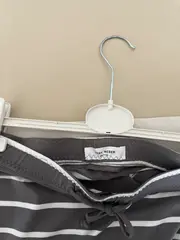 Vorschaubild 4 von Damen Sportrock gestreift Grau Gr. 40 Baumwolle Casual