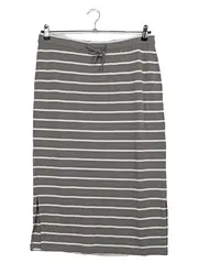 Vorschaubild 1 von Damen Sportrock gestreift Grau Gr. 40 Baumwolle Casual