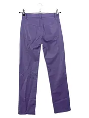 Vorschaubild 2 von Damen Jeans Regular Fit S W28 36 Lila Faux Leder Optik Hose
