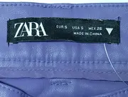 Vorschaubild 3 von Damen Jeans Regular Fit S W28 36 Lila Faux Leder Optik Hose