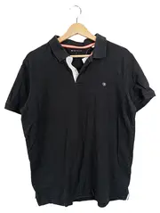 Vorschaubild 1 von Herren Poloshirt Gr. 50/L Schwarz Casual Kurzarm