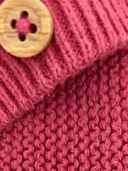 Vorschaubild 2 von Strickjacke Mädchen Gr. 68 Pink Basic Baumwolle