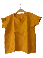 Vorschaubild 1 von Bluse Mädchen 134 Gelb Casual Baumwolle